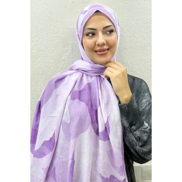 Desenli Bambu Şal 039L